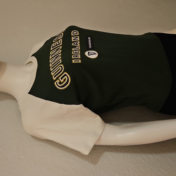 Guinness Raglan Short Sleeve Cropped Baby Tee - Picture 5 of 7